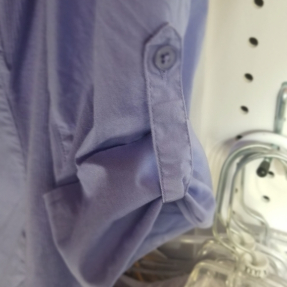 Alfred Sung 3/4 sleeve button down top - Picture 2 of 3